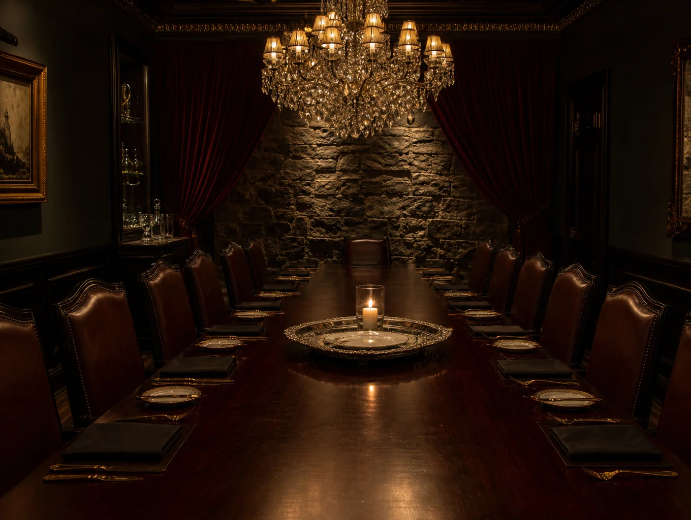 The Candlelit Dining Room